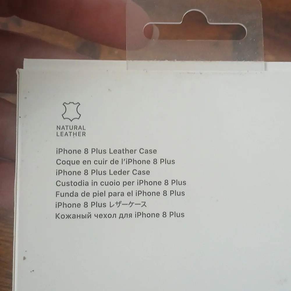 Apple iPhone 8 Plus Leather Case - Tan - Picture 2 of 3